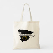 Total Solar Eclipse August 2026 – Spain Custom Tote Bag (Achterkant)
