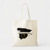 Total Solar Eclipse August 2026 – Spain Custom Tote Bag (Voorkant)