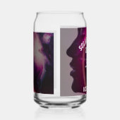 Total solar eclipse August 2026 text personalized Blikvorm Glas (Links)