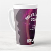 Total solar eclipse August 2026 text personalized Latte Mok (Linkerhoek)