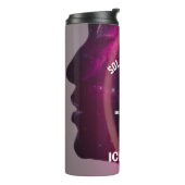 Total solar eclipse August 2026 text personalized Thermosbeker (Gedraaid links)