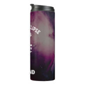 Total solar eclipse August 2026 text personalized Thermosbeker (Geroteerd rechts)