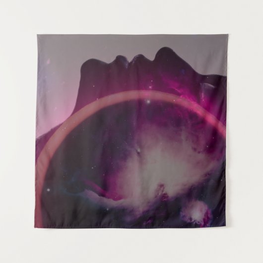 Total solar eclipse August 2026 text personalized Wandkleed (Voorkant (horizontaal))