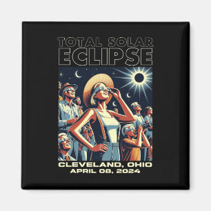 Total Solar Eclipse Cleveland Magneet