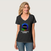 Total Solar Eclipse ILLINOIS 2024 Colorful Totalit T-shirt (Voorkant volledig)