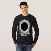 Total Solar Eclipse Indiana 2024 American Totality T-shirt (Voorkant volledig)