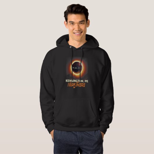 Total Solar Eclipse Kensington PE Canada Hoodie (Voorkant volledig)