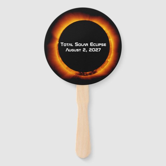 Total Solar Eclipse of the Century 2027 Handwaaier (Voorkant)
