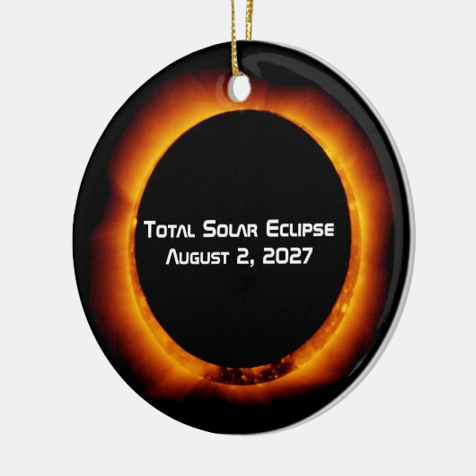 Total Solar Eclipse of the Century 2027 Keramisch Ornament (Links)