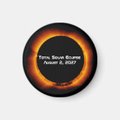 Total Solar Eclipse of the Century 2027 Magneet (Voorkant)