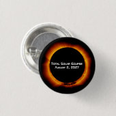 Total Solar Eclipse of the Century 2027 Ronde Button 3,2 Cm (Voorkant /achterkant)