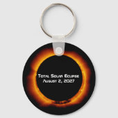 Total Solar Eclipse of the Century 2027 Sleutelhanger (Achterkant)