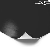 Total Solar Eclipse Personaliseer Sticker Perfect Poster (Hoek)