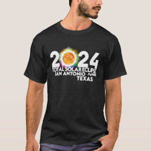 Total Solar Eclipse San Antonio Texas, 8 april 202 T-shirt