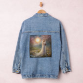 Total Solar Eclipse Spring Goddess Tekst toevoegen Denim Jacket (Hangar)