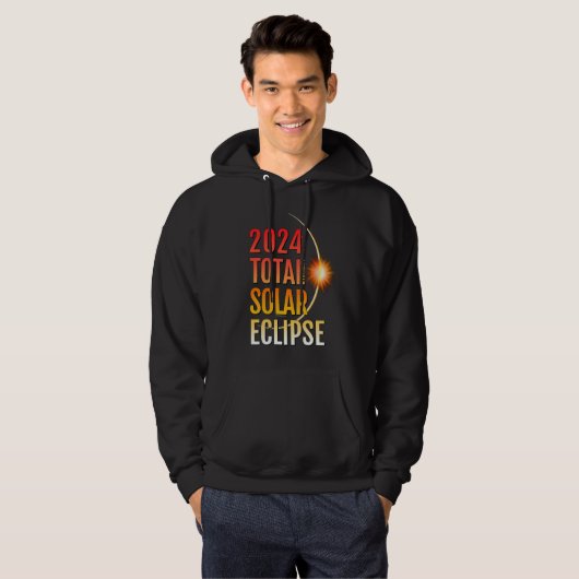 Total Solar Eclipse Totality April 8  2024 11 Hoodie (Voorkant volledig)