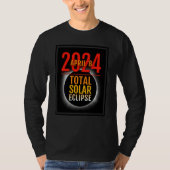 Total Solar Eclipse Totality April 8 2024 13 T-shirt (Voorkant)