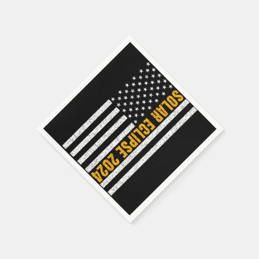 Total Solar Eclipse USA 8 april 2024 Amerikaanse v Servet (Hoek)