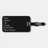 Total Solar Eclipse USA 8 april 2024 Bagagelabel (Achterkant horizontaal)