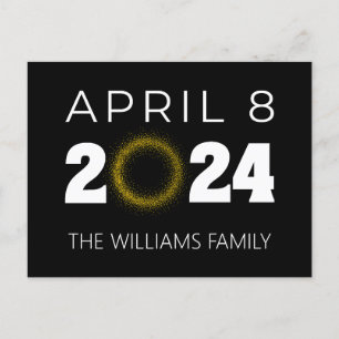 Total Solar Eclipse USA 8 april 2024 Briefkaart