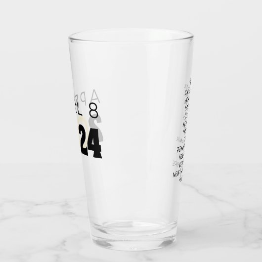 Total Solar Eclipse USA 8 april 2024 Glas (Links)