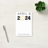 Total Solar Eclipse USA 8 april 2024 Post-it® Notes (Kantoor)