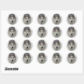 Totale aanbidding ronde sticker (Vel)