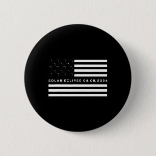 Totale Amerikaanse Amerikaanse vlag 04.08.2024 naa Ronde Button 5,7 Cm