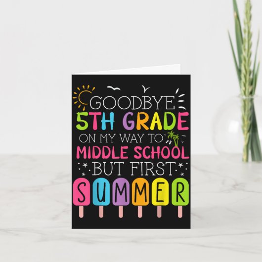 Totale basisschool eindexamen naar middelbare scho kaart (Voorkant)