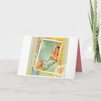 Totale Betty Vintage Card Kaart