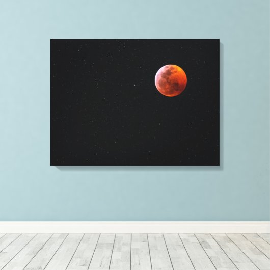 Totale bloeduitstortingen | Big Island Hawaii Canvas Afdruk (Insitu (Houten vloer))