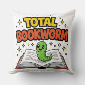 Totale Boekenwurm Kussen (Voorkant)