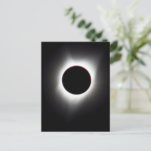 Totale clipse briefkaart (Staand voorkant)