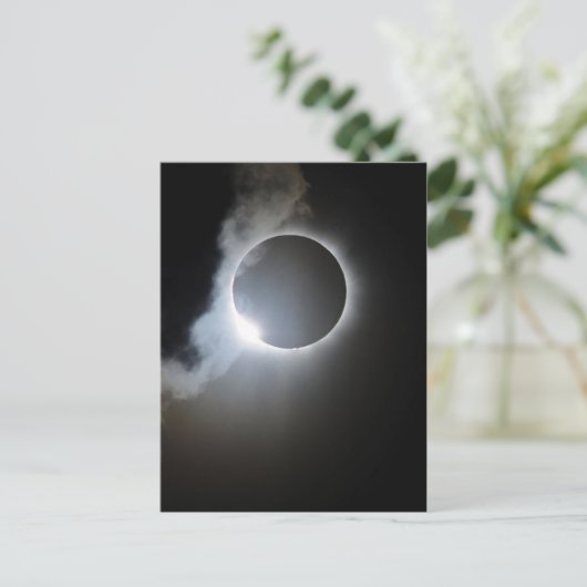 Totale clipse briefkaart (Staand voorkant)