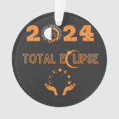 Totale eclips 2024 ornament (voorkant)