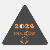 Totale eclips 2024 sticker (Voorkant)