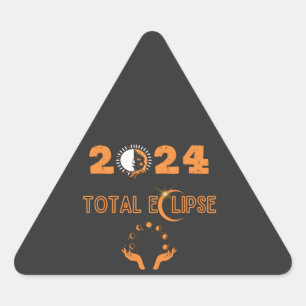 Totale eclips 2024 sticker