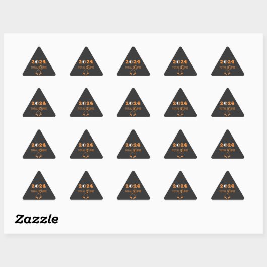 Totale eclips 2024 sticker (Vel)