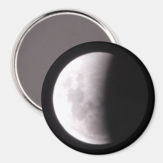 Totale foto van Lunar Ecslipse Full Moon Magneet (Voorkant / Achterkant)