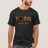 Totale gebeurtenis met zonnecrisis t-shirt (Voorkant)
