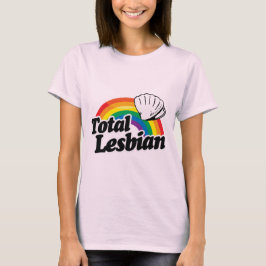 TOTALE LESBIEN SCHELP - WIT -.png T-shirt