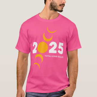 Totale Maansverduistering 14 maart 2025 Blood Moon T-shirt
