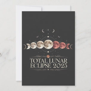 Totale Maansverduistering 2025 Astronomie Noordwes Feestdagenkaart