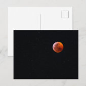 Totale Maansverduistering met Bloedmaan | Big Isla Briefkaart (Voorkant / Achterkant)