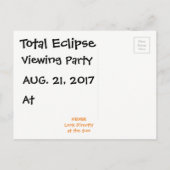 Totale partij voor het weergeven van clipse uitnodiging briefkaart (Achterkant)