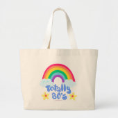Totale regenbooggrote canvas tas van 80 s (Voorkant)
