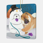 TOTALE S-   MITTENChow-versiering Keramisch Ornament (Links)