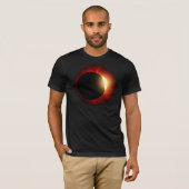 Totale Solar Eclipse Astronomer Fire Ring T-shirt (Voorkant volledig)