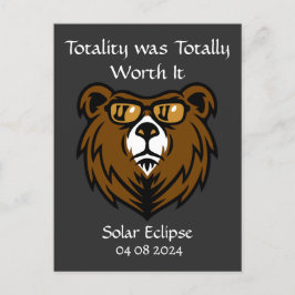 Totale Solar Eclipse Beer Eclipse Viewer Briefkaart