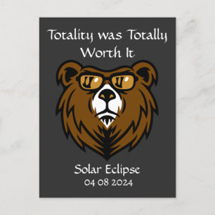 Totale Solar Eclipse Beer Eclipse Viewer Briefkaart